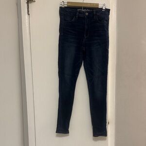 American Eagle Outfitters Women's Navy Skinny Jeans